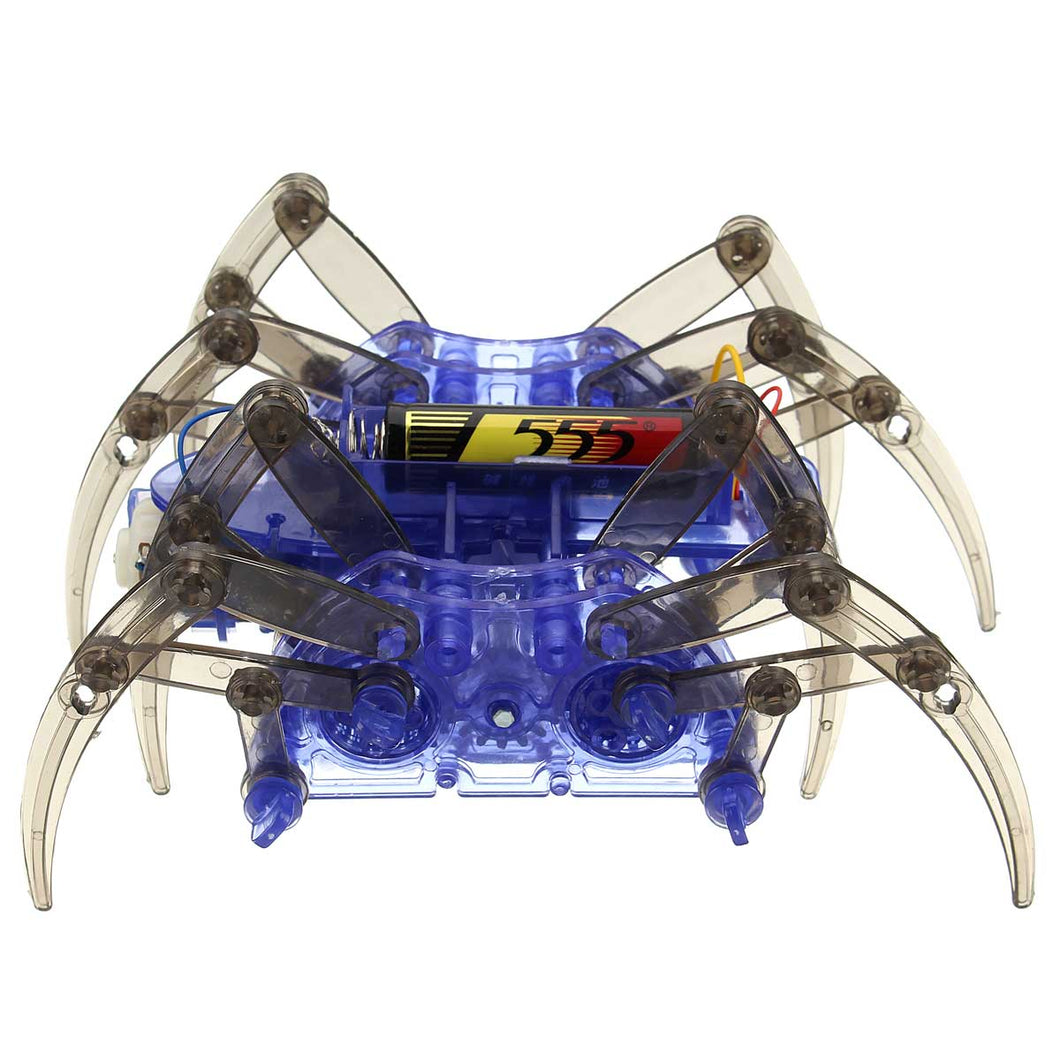 High Quality DIY Assemble Intelligent Electric Spider Robot Toy Educational DIY Kit Hot Selling Assembling Building Puzzle Toys