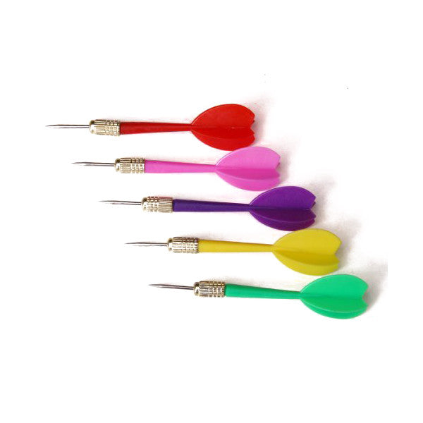 5pcs Multicolor Brass Barrel Darts Arrows (Random Color)