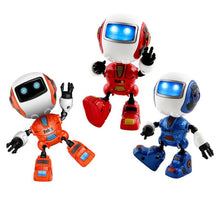 Load image into Gallery viewer, Kids Head Touch Sensor Smart Robot Toy LED Light Sound Alloy Electronic Action Figure Model Early Educational Toys Gifts